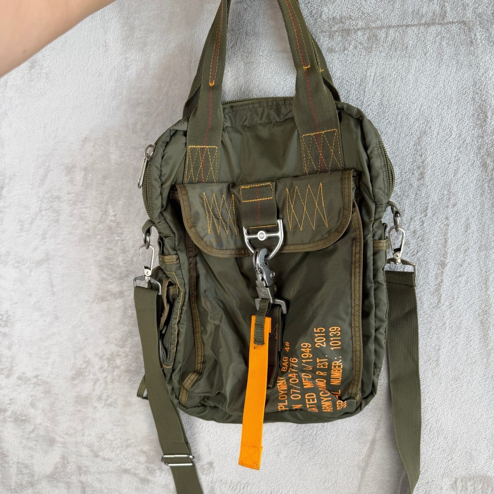Olive Green Para Messenger Bag USAF Airforce Paratrooper Shoulder Tactical Bag